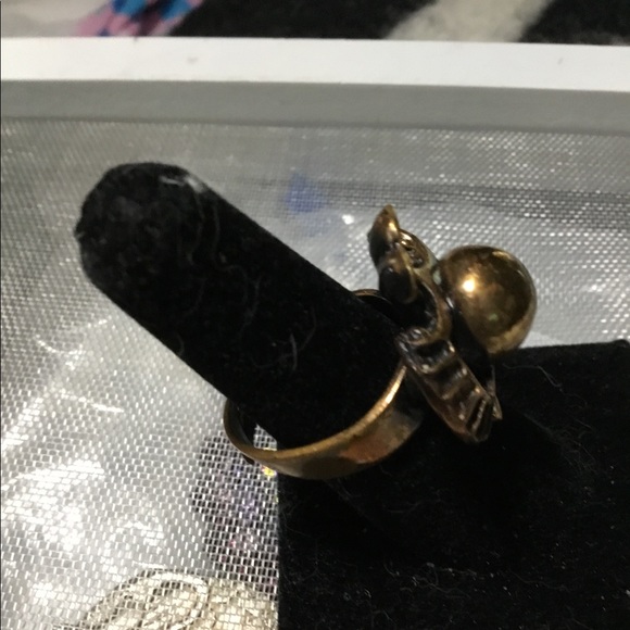 Made in Finland bronze mid century modern ring…Jorma Valo - Picture 7 of 9